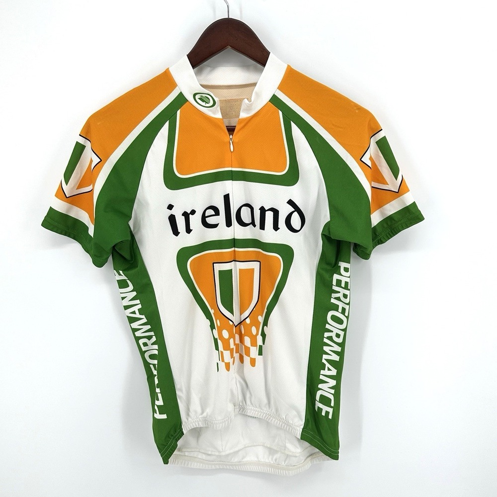 Team Ireland Cycling Jersey - Performance 1/2 Zip Bike Shirt Size M